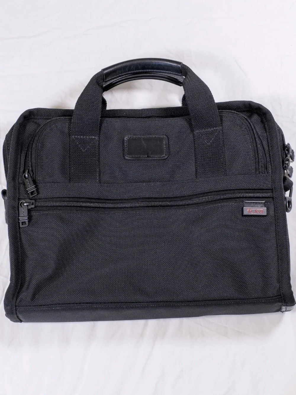 Tumi Alpha Ballistic Nylon Small Slim Laptop Briefcase